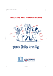 HIV/AIDS and human rights : young people in action. A kit of