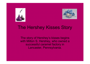The Hershey Kisses Story