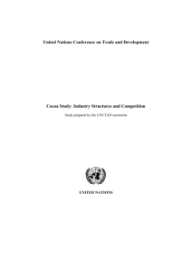 United Nations Conference on Trade and Development Cocoa
