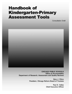 K-2-Primary Assessment Handbook