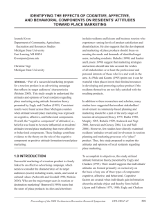 idENTifyiNG ThE EffECTS of CoGNiTivE, affECTivE