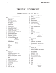 Wisconsin Constitution - University of Wisconsin System