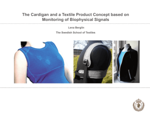 The Cardigan and a Textile Product Concept based on