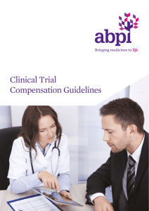 Clinical Trial Compensation Guidelines