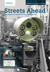 The magazine of Siemens Mobility, Traffic Solutions