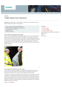 Traffic News from Siemens