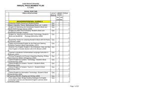 APP- 2012 Special Trust Fund