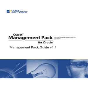 Quest Management Pack for Oracle Operations Manager 2005 Edition