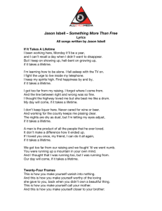 Jason Isbell – Something More Than Free
