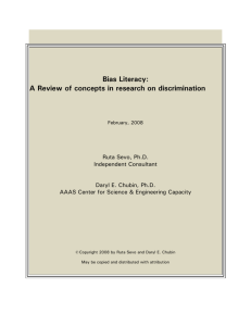 BIAS LITERACY – A Review of Core Concepts (Paper)