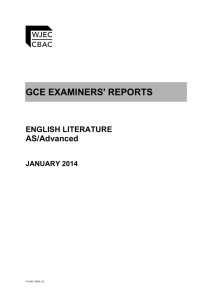 Examiners' Report January 2014