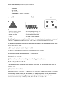 Edexcel IGCSE Chemistry Chapter 1, page 5 ANSWERS 1. a