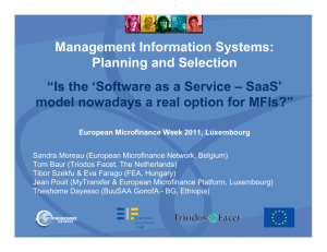 Management Information Systems: Planning and Selection “Is the