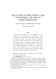The Future of Employment: How Susceptible
