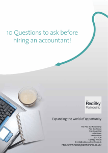 10 Questions to ask before hiring an accountant!