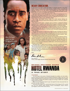 Hotel Rwanda - Amnesty International USA