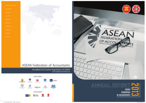 annual report 2013asean - ASEAN Federation of Accountants