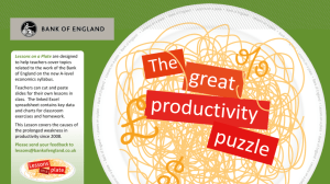 The Great Productivity Puzzle
