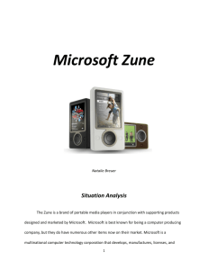 Microsoft Zune - your own free website