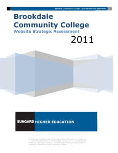 Website Assessment - Brookdale Community College