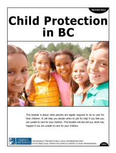 Child Protection in BC
