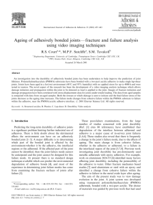 Ageing of adhesively bonded jointsFfracture and failure analysis