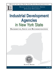 Industrial Development Agencies in New York State