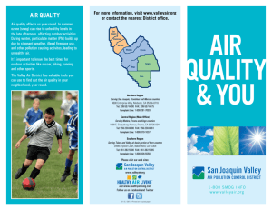 air quality - San Joaquin Valley Air Pollution Control District