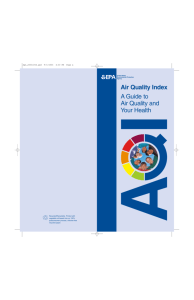Air Quality Index Air Quality and A Guide to Your Health
