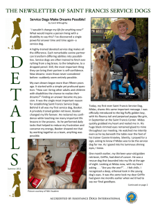 Service Dogs Make Dreams Possible!