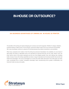 IN-HOUSE OR OUTSOURCE? - Cimetrix Solutions Inc.