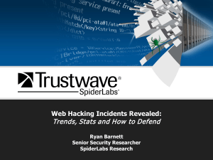 Web Hacking Incidents Revealed - Trends, Stats and How to Defend