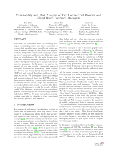 Vulnerability and Risk Analysis of Two Commercial Browser and