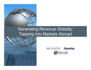 Generating Revenue Globally: Tapping into Markets Abroad