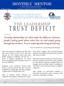 The Leadership Trust Deficit