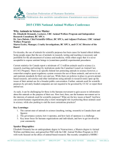 2015 CFHS National Animal Welfare Conference