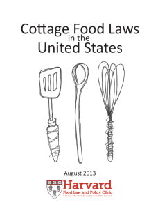 Cottage Food Laws