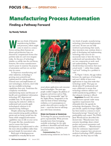 Manufacturing Process Automation