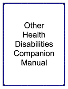 Understanding Other Health Disabilities