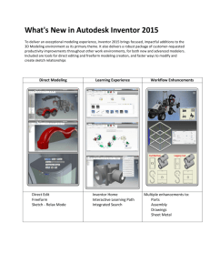 What's New in Autodesk Inventor 2015