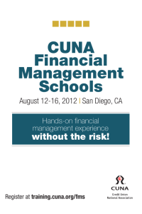 CUNA Financial Management Schools
