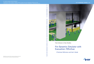 Fire Dynamics Simulator with Evacuation: FDS+Evac