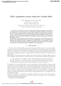 MAV Propulsion System Using the Coanda Effect