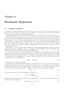Stochastic Equations