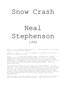 Snow Crash Neal Stephenson