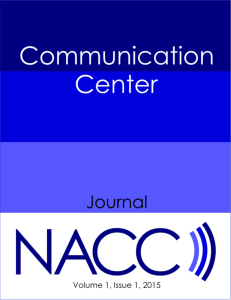 Communication Center JOURNAL - National Association of