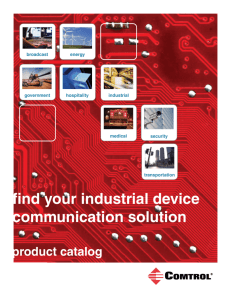 find your industrial device communication solution