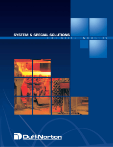 System & Special Solutions for Steel Industry