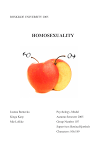 homosexuality