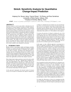 SENSA: Sensitivity Analysis for Quantitative Change